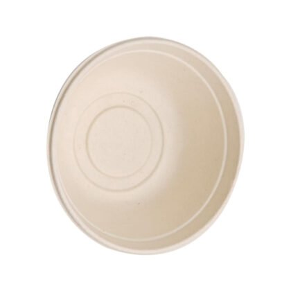 Disposable Sugarcane Bagasse 500mL Deep Round Bowl Pack of 25 / Wholesale 125pcs | Pearl Naturals