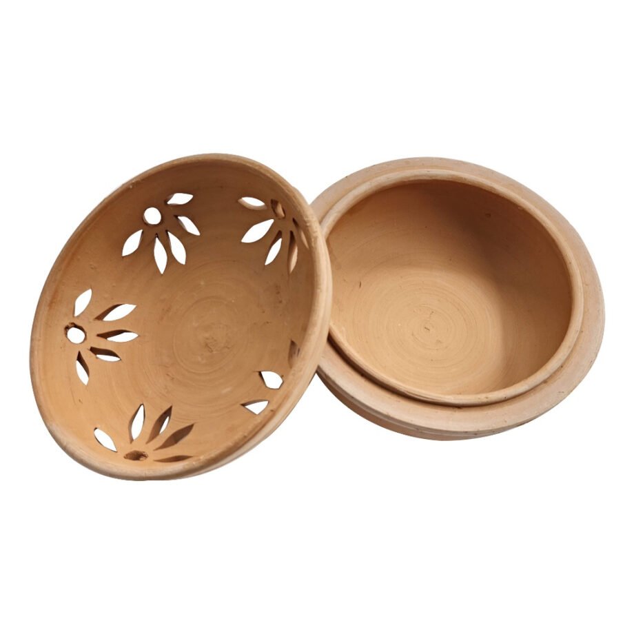 Traditional Handcrafted Earthen Clay Sambrani Incense Pot / Aroma ...