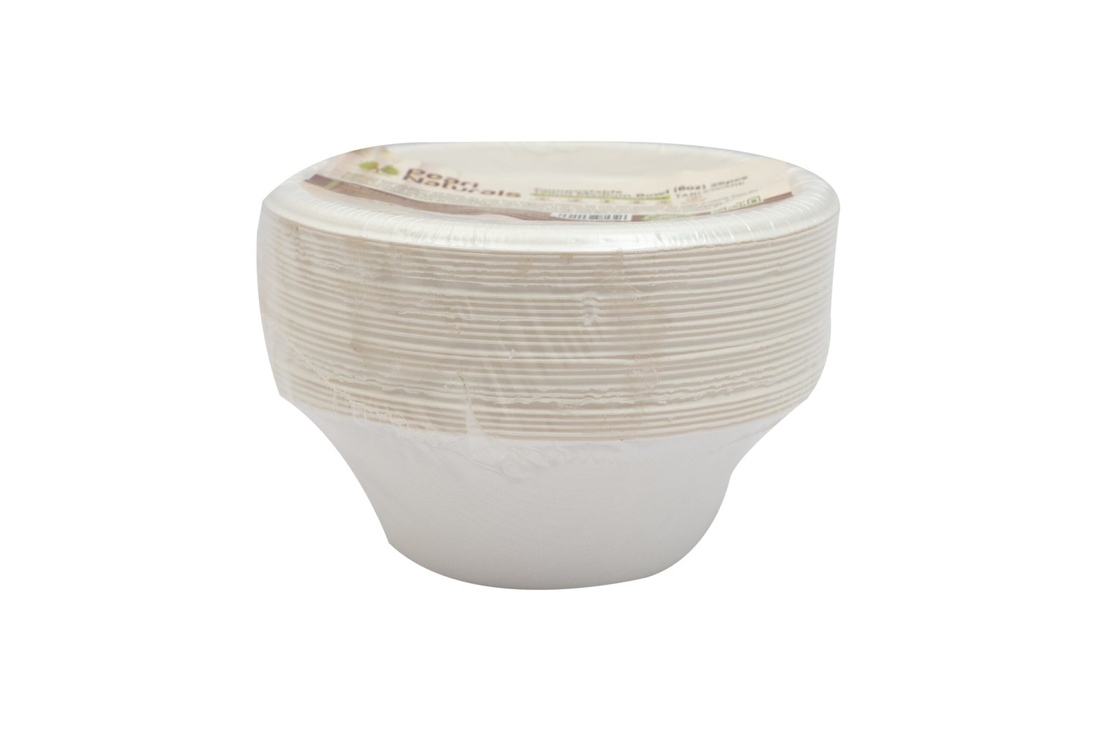 Disposable Sugarcane White Bagasse 180mL Round Bowl Pack of 25 | Pearl Naturals - Image 6