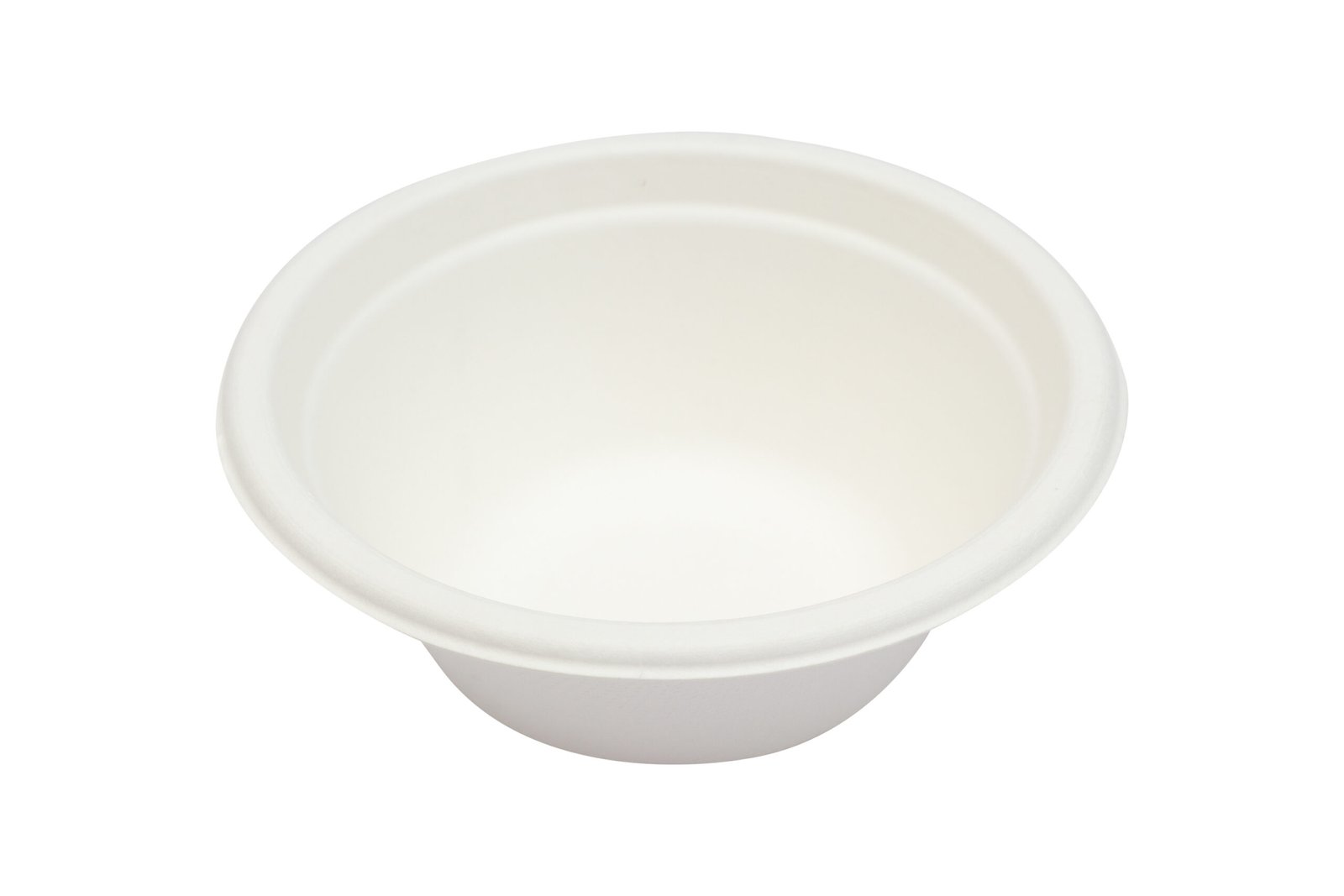 Disposable Sugarcane White Bagasse 180mL Round Bowl Pack of 25 | Pearl Naturals - Image 2