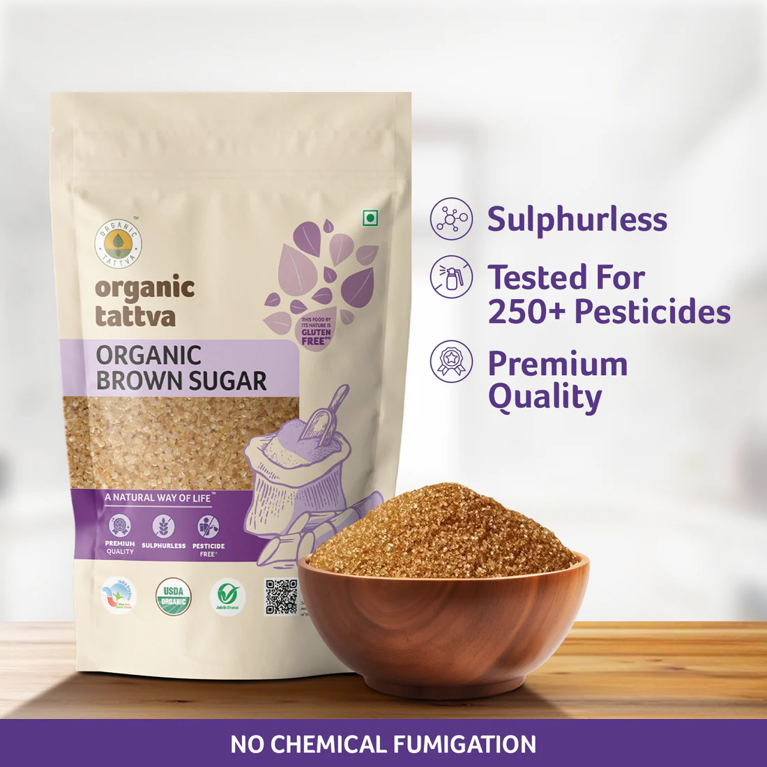 Organic Tattva Brown Sugar 500g