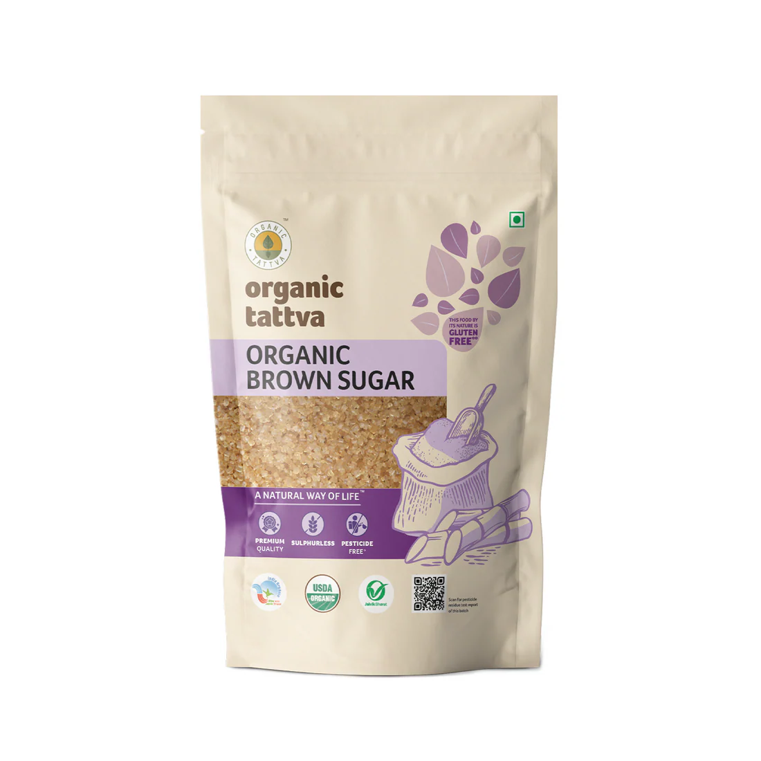Organic Tattva Brown Sugar 500g - Image 2